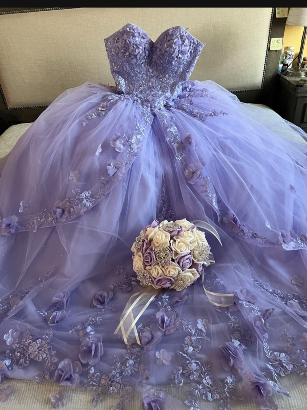 Quinceañera dress.